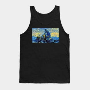 Dragonsreach Skyrim Starry Night Tank Top